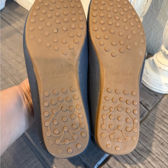 Kate Spade Navy Blue Leather Loafers . Size 7 - Picture 4 of 10